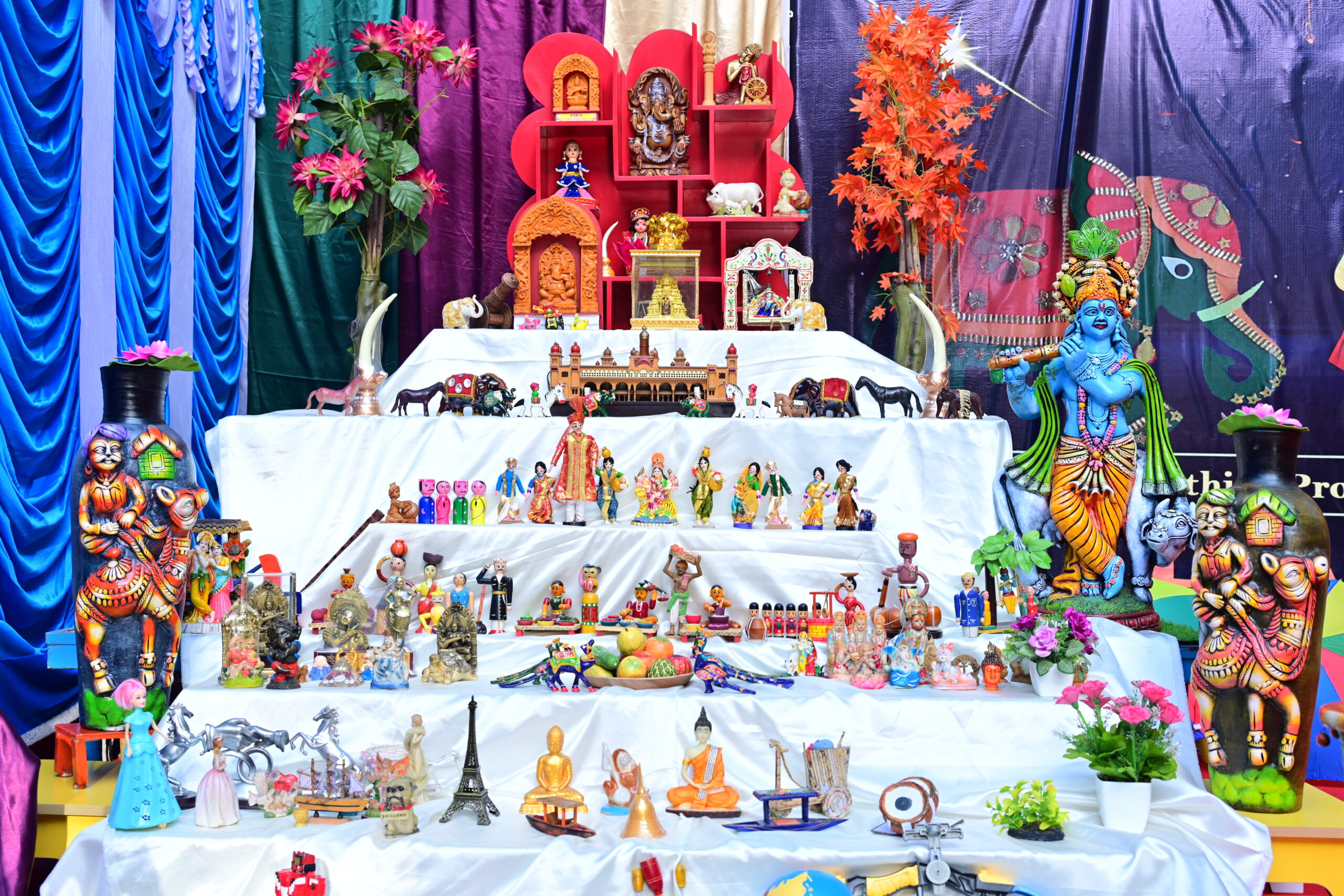 Dasara Golu doll display
